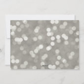 Kerstverlichting Getrouwd Kerstmis Foto Overlay Feestdagenkaart (Achterkant)