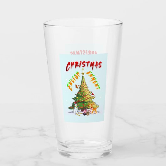 kerstverlichting glas (Voorkant)