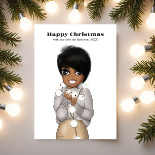 Kerstverlichting Groet Feestdagenkaart