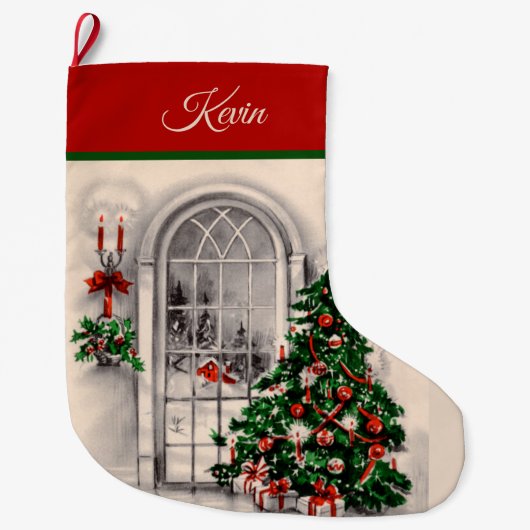 Kerstverlichting Grote Kerstsok (Voorkant)