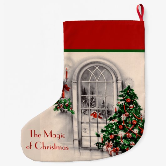 Kerstverlichting Grote Kerstsok (Achterkant)