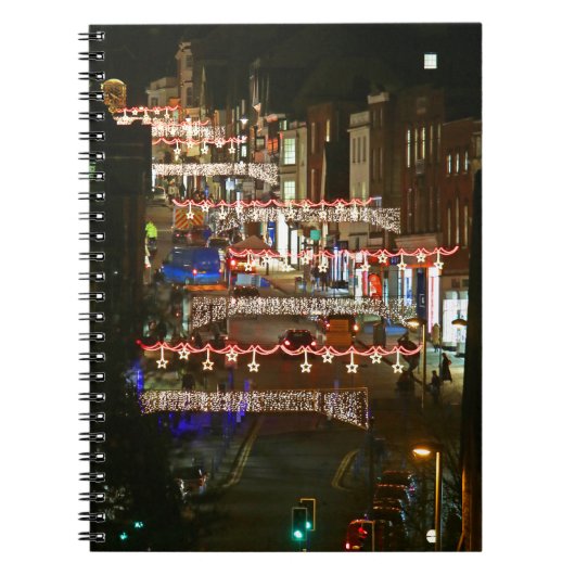 Kerstverlichting Guildford Notitieboek (Voorkant)