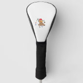 kerstverlichting hoogland koe lelijke zweten golfheadcover (Voorkant)