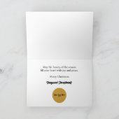 Kerstverlichting in Snowy Woodland Kaart (Binnen)