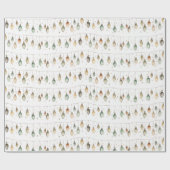 Kerstverlichting Inpakpapier (Vlak)