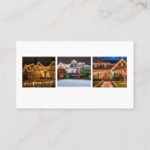 Kerstverlichting installatie visitekaartjes (Achterkant)