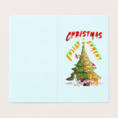 Kerstverlichting Kaart (Buitenkant ongevouwen)