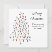 Kerstverlichting Kaart (Voorkant)