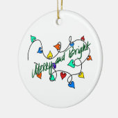 Kerstverlichting Keramisch Ornament (Links)
