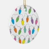 kerstverlichting keramisch ornament (Rechts)