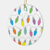 kerstverlichting keramisch ornament (Links)