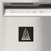 Kerstverlichting Kerstman Hoed Australian Shepherd Magneet (Insitu (Vaatwasser))