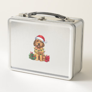 Kerstverlichting Kerstman Hoed Labradoodle Hond Ke