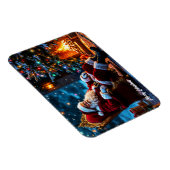 Kerstverlichting Kerstman Noordpool Fantasy Magneet (Rechterzijde)