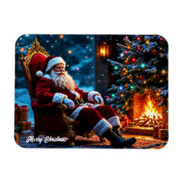 Kerstverlichting Kerstman Noordpool Fantasy Magneet