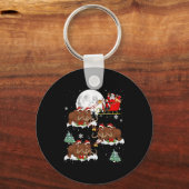 Kerstverlichting — Kerstman — Wooly Mammoth Chr Sleutelhanger (Voorkant)