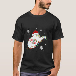 Kerstverlichting Kerstmis West Virginia Merry And T-shirt