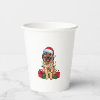 Kerstverlichting Kerstmuts Anatolische Herder Hond Papieren Bekers