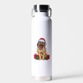 Kerstverlichting Kerstmuts Anatolische Herder Hond Waterfles (Voorkant)