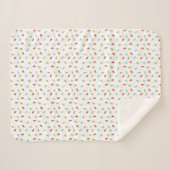 Kerstverlichting kleurrijke vakantie deken (Voorkant (horizontaal))