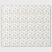 Kerstverlichting kleurrijke vakantie inpakpapier (Vlak)