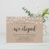 Kerstverlichting Kraft, Zwart lettertype, Trouwvlu Kaart (Staand voorkant)