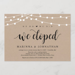 Kerstverlichting Kraft, Zwart lettertype, Trouwvlu Kaart