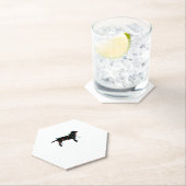 Kerstverlichting Labrador Retriever Hondenshirt Kartonnen Onderzetters (Insitu)