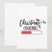 Kerstverlichting laden aankondiging (Voorkant / Achterkant)