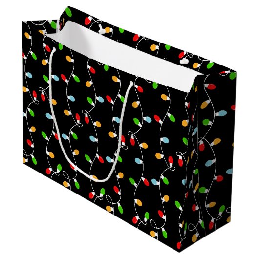 Kerstverlichting Lampjes Groot Cadeauzakje (Voorkant Gekanteld)