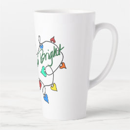 Kerstverlichting Latte Mok