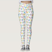 kerstverlichting leggings (Voorkant)