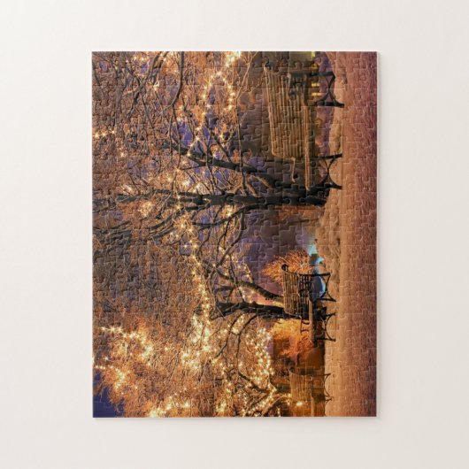 kerstverlichting legpuzzel (Verticaal)