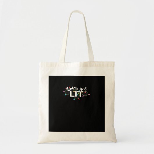 Kerstverlichting Let's Get Lit Gift Classic Tote Bag (Voorkant)