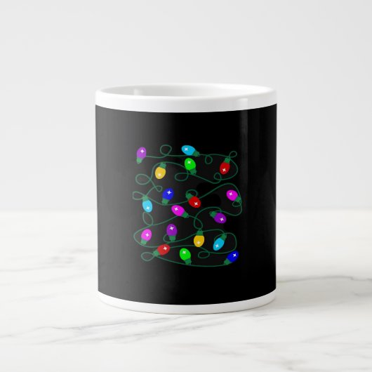 Kerstverlichting - Let's Get Lit Lights - Merry & Grote Koffiekop (Voorkant)