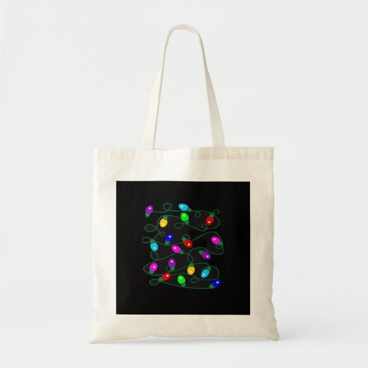 Kerstverlichting - Let's Get Lit Lights - Merry & Tote Bag (Voorkant)