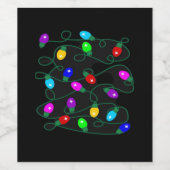 Kerstverlichting - Let's Get Lit Lights - Merry & Wijn Etiket (Enkel label)