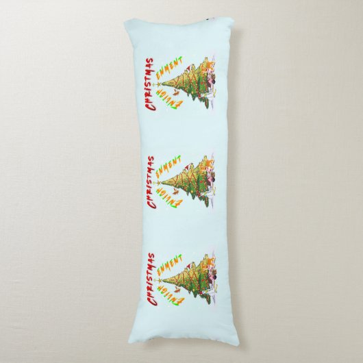 kerstverlichting lichaamskussen (Voorkant Verticaal)