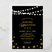 Kerstverlichting | Logo cliënt waarderingsfeest