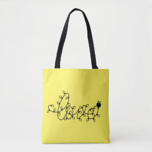 Kerstverlichting Love Text-45871 Tote Bag