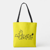 Kerstverlichting Love Text-45871 Tote Bag (Achterkant)