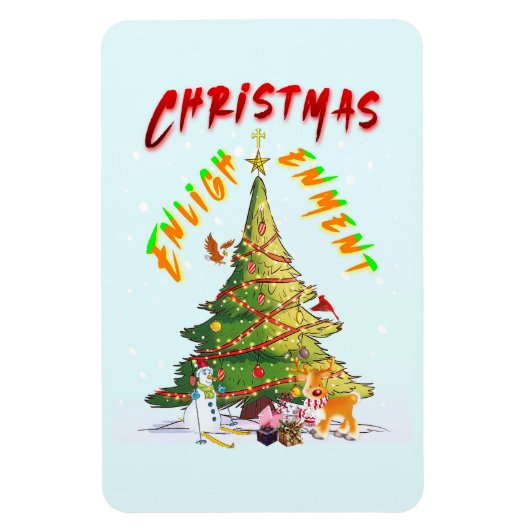 kerstverlichting magneet (Verticaal)