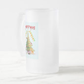 kerstverlichting matglas bierpul (Voorkant links)