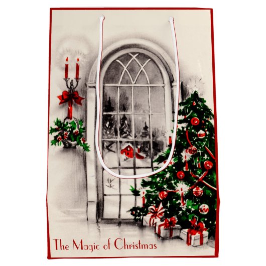 Kerstverlichting Medium Cadeauzakje (Achterkant)