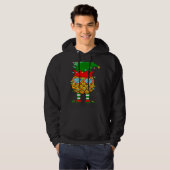 Kerstverlichting Mele Kalikimaka Ananas Elf Christ Hoodie (Voorkant volledig)