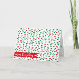 kerstverlichting met feestelijke groet feestdagen kaart