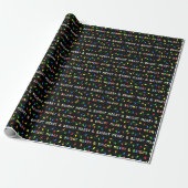 Kerstverlichting met meerdere kleuren cadeaupapier (Uitgerold)