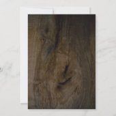 Kerstverlichting met rustieke uitstraling 4 foto-c feestdagenkaart (Achterkant)