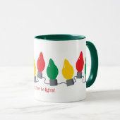 kerstverlichting mok (Voorkant rechts)