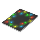 kerstverlichting notitieblok (Linkerzijde)